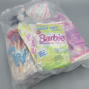Barbie Complete 1992 Happy Meal Set McDonalds Factory Sealed